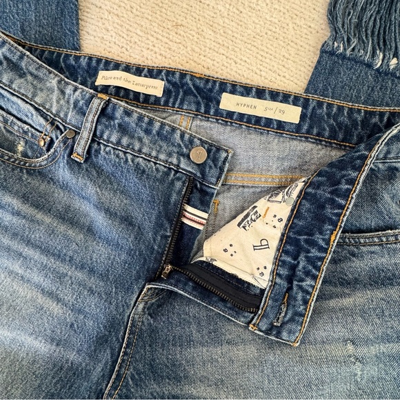 Anthro Pilcro Fringe Ankle Jeans 29 - Picture 7 of 16